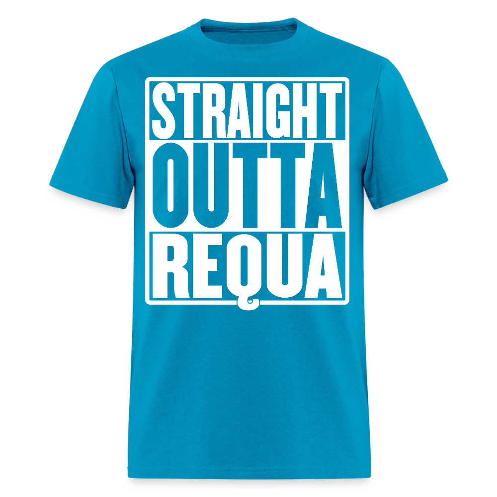 Straight Outta Requa Men's T-Shirt - turquoise
