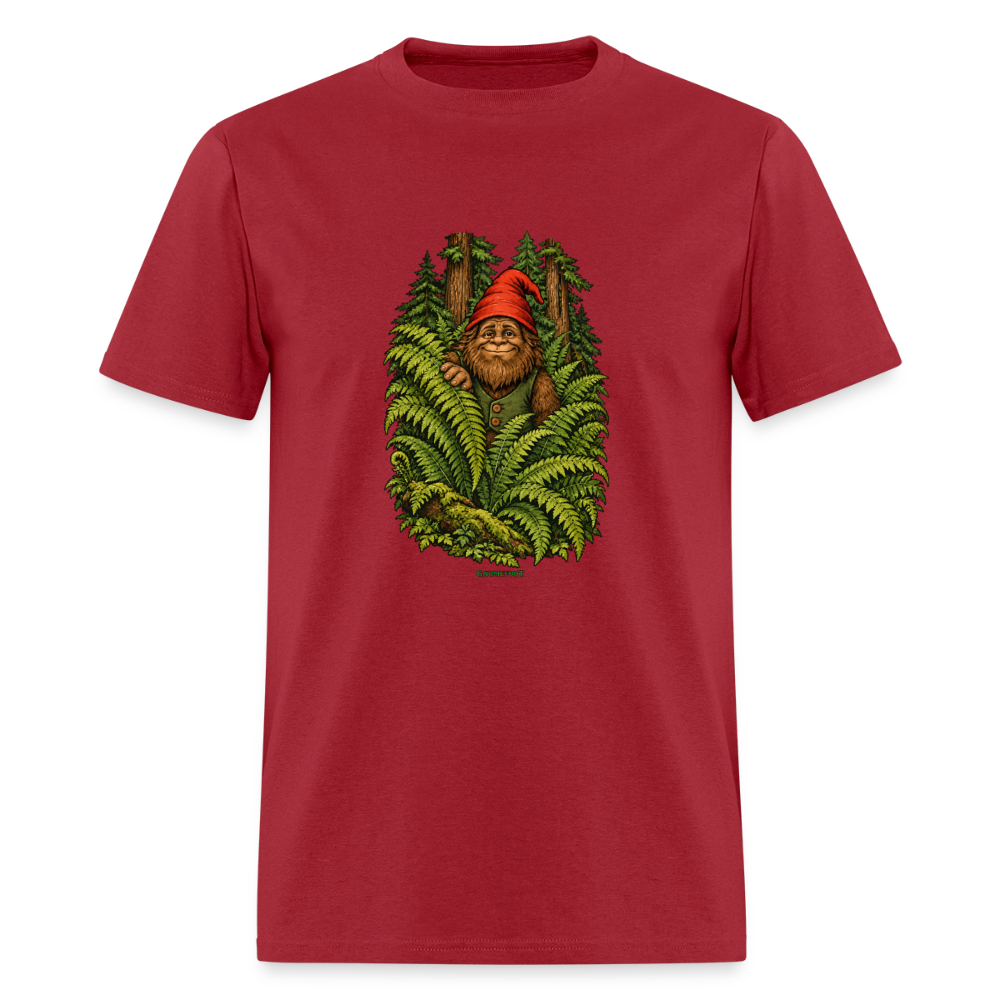 Gnomefoot in Ferns Men's T-Shirt - true red