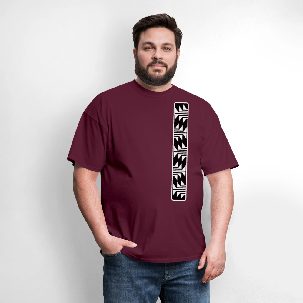 Frog Foot Panel Unisex T-shirt - burgundy
