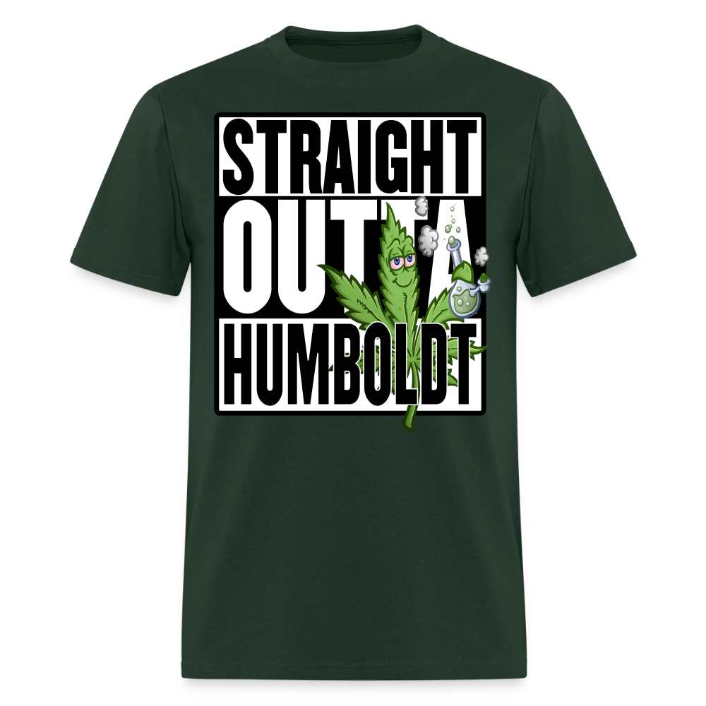 Straight Outta Humboldt Men's T-Shirt - forest green