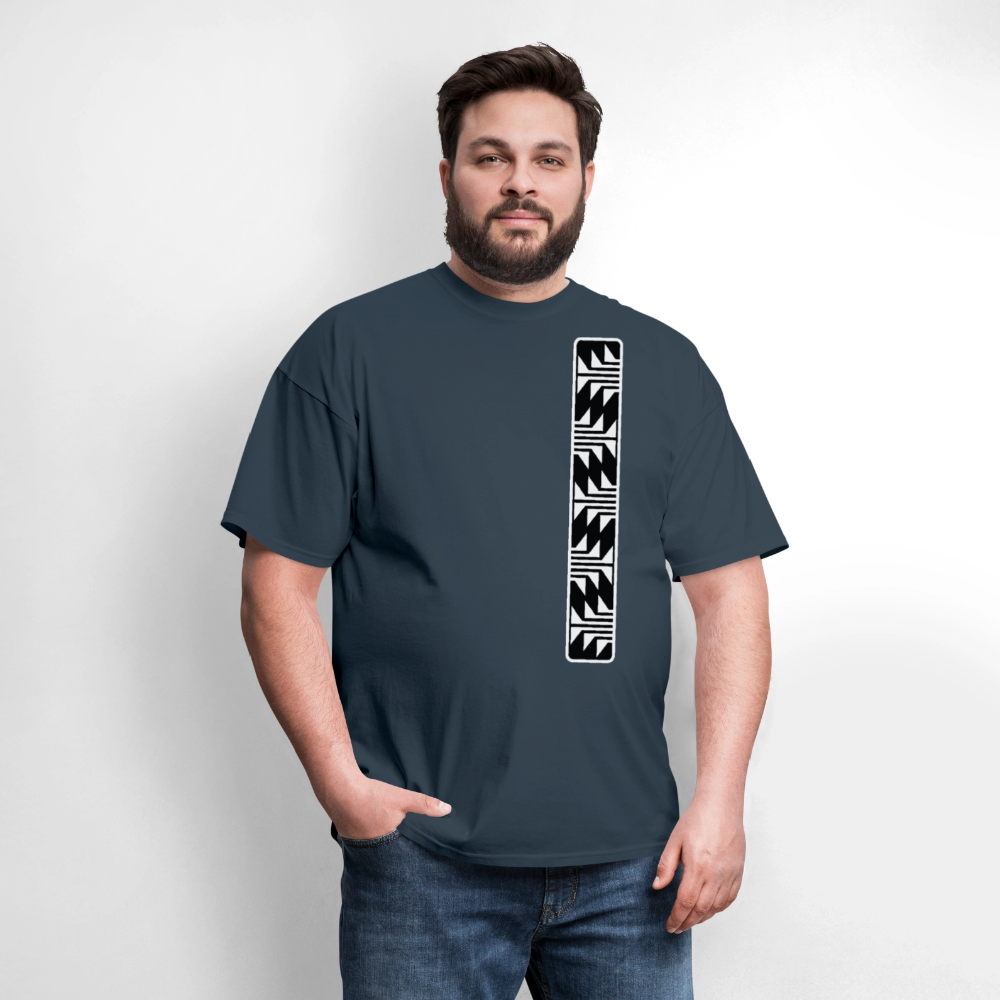 Frog Foot Panel Unisex T-shirt -  blue dusk