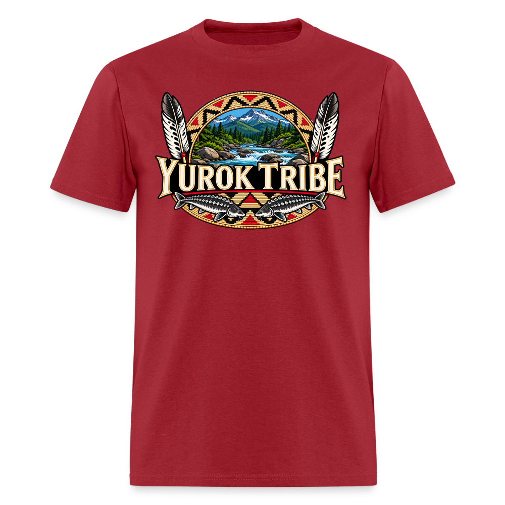 Yurok Tribe Sturgeon Men's T-Shirt - true red