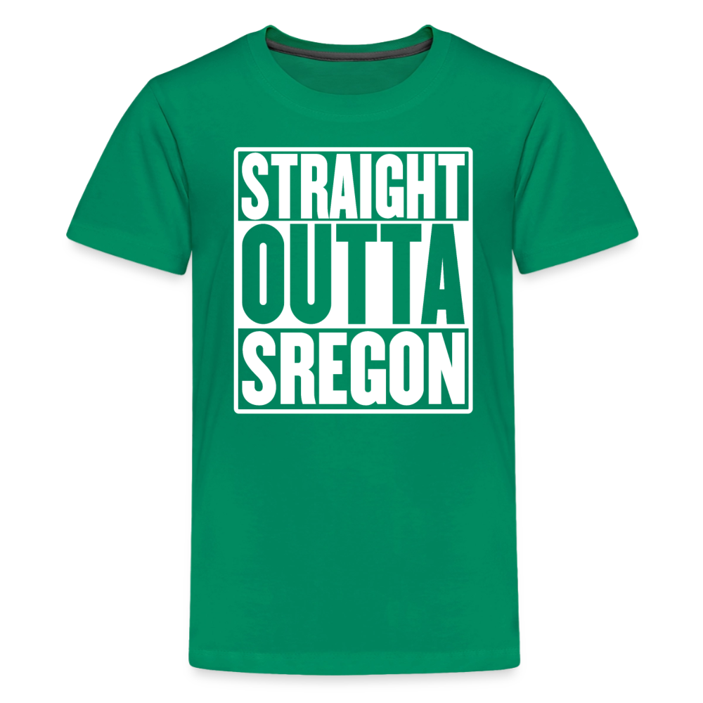 Straight Outta Sregon Kids' Premium T-Shirt - kelly green