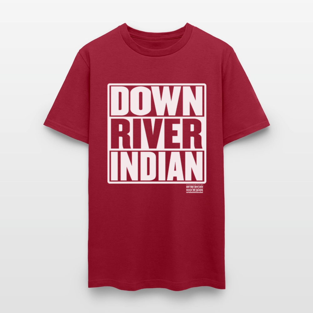Down River Indian Tee - dark red