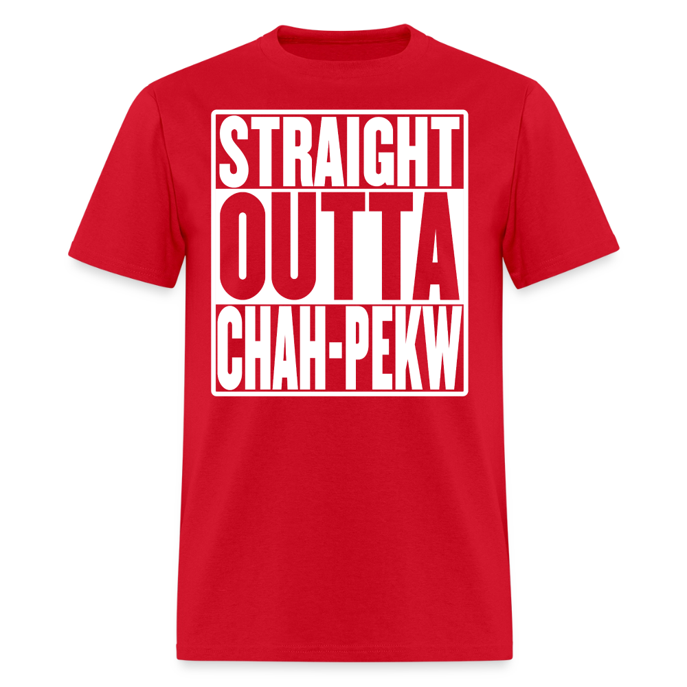 Straight Outta Chah-Pekw Men's T-Shirt - red