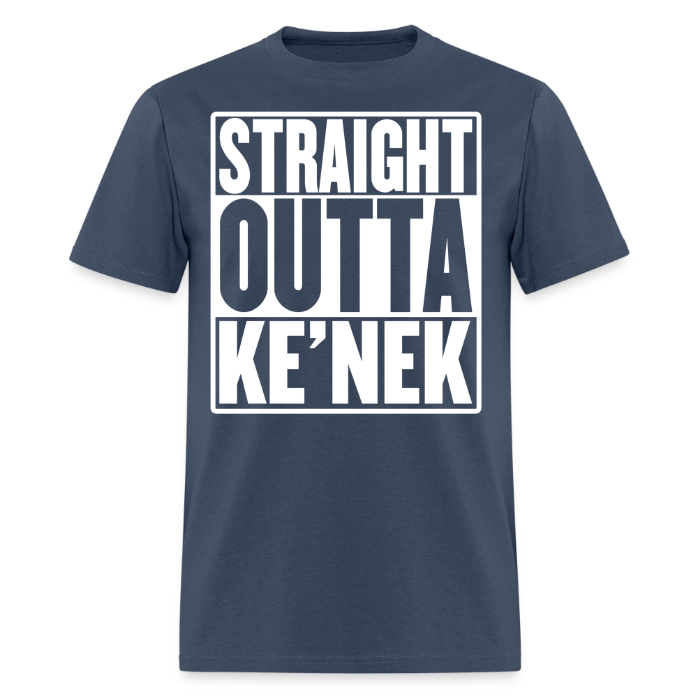 Straight Outta Ke’nek Classic T-Shirt -  blue dusk