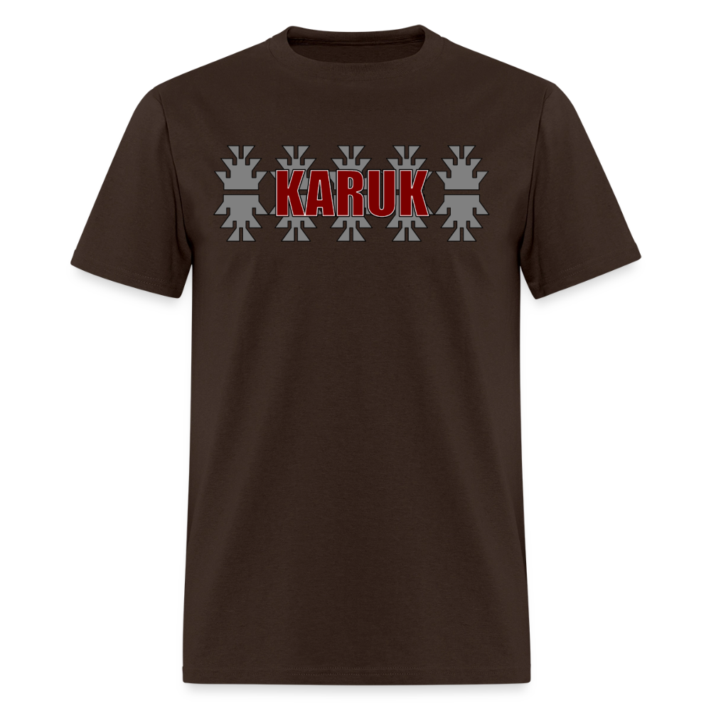 Karuk with Frogs Men's T-Shirt - brown