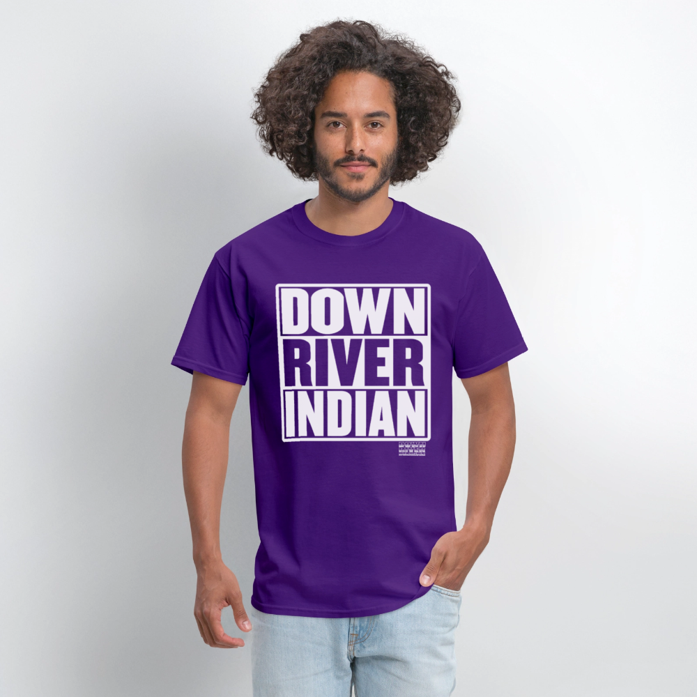 Down River Indian Tee - purple