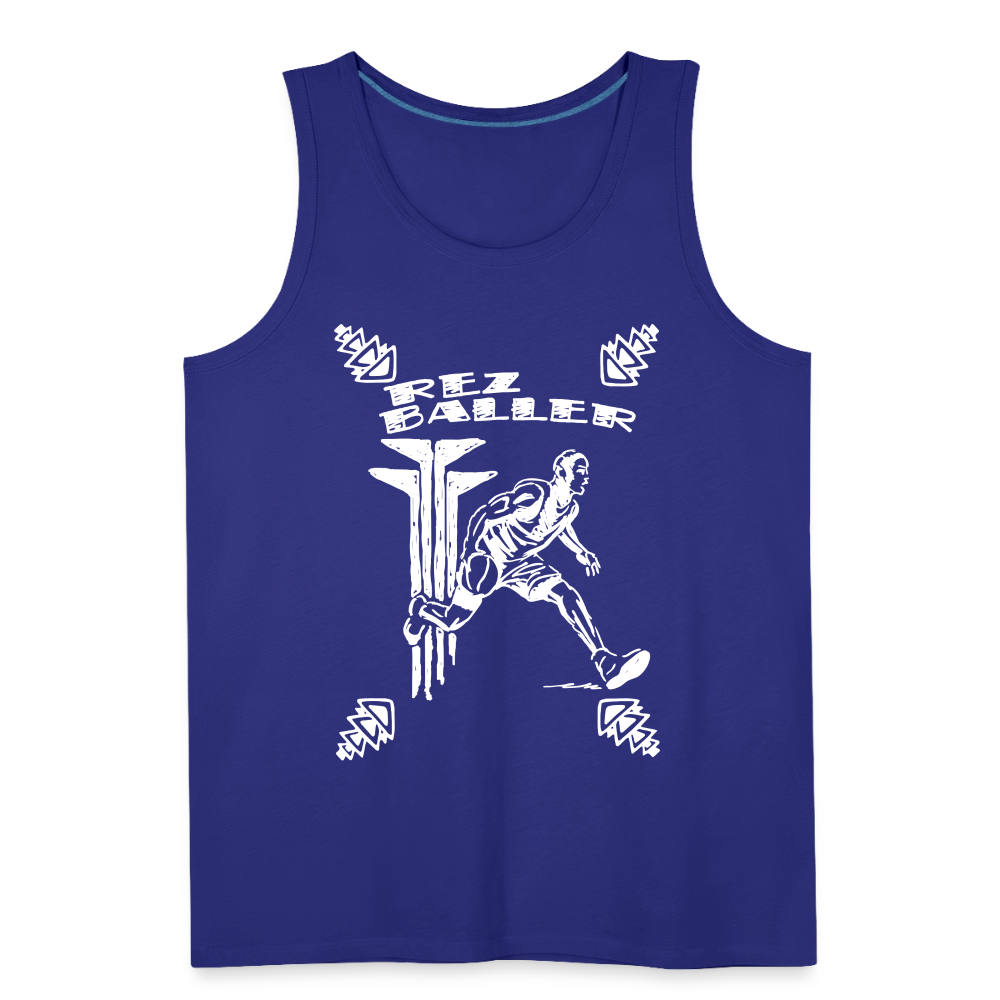 Rez Baller Men’s Premium Tank - royal blue