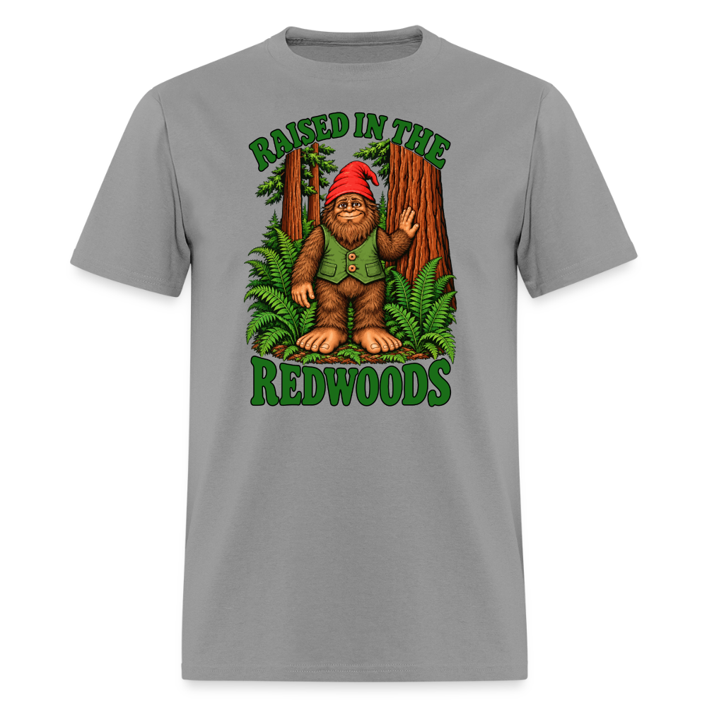 Gnomefoot Raised in the Redwoods Men's T-Shirt - rock