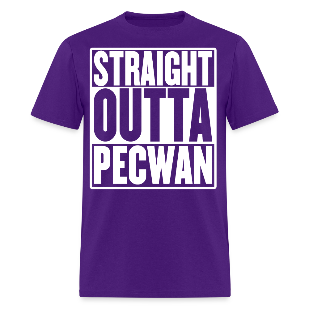 Straight Outta Pecwan Men's T-Shirt - purple