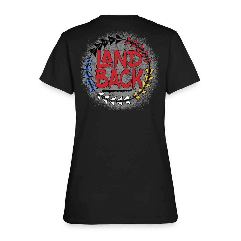 Land Back Women's T-Shirt - black