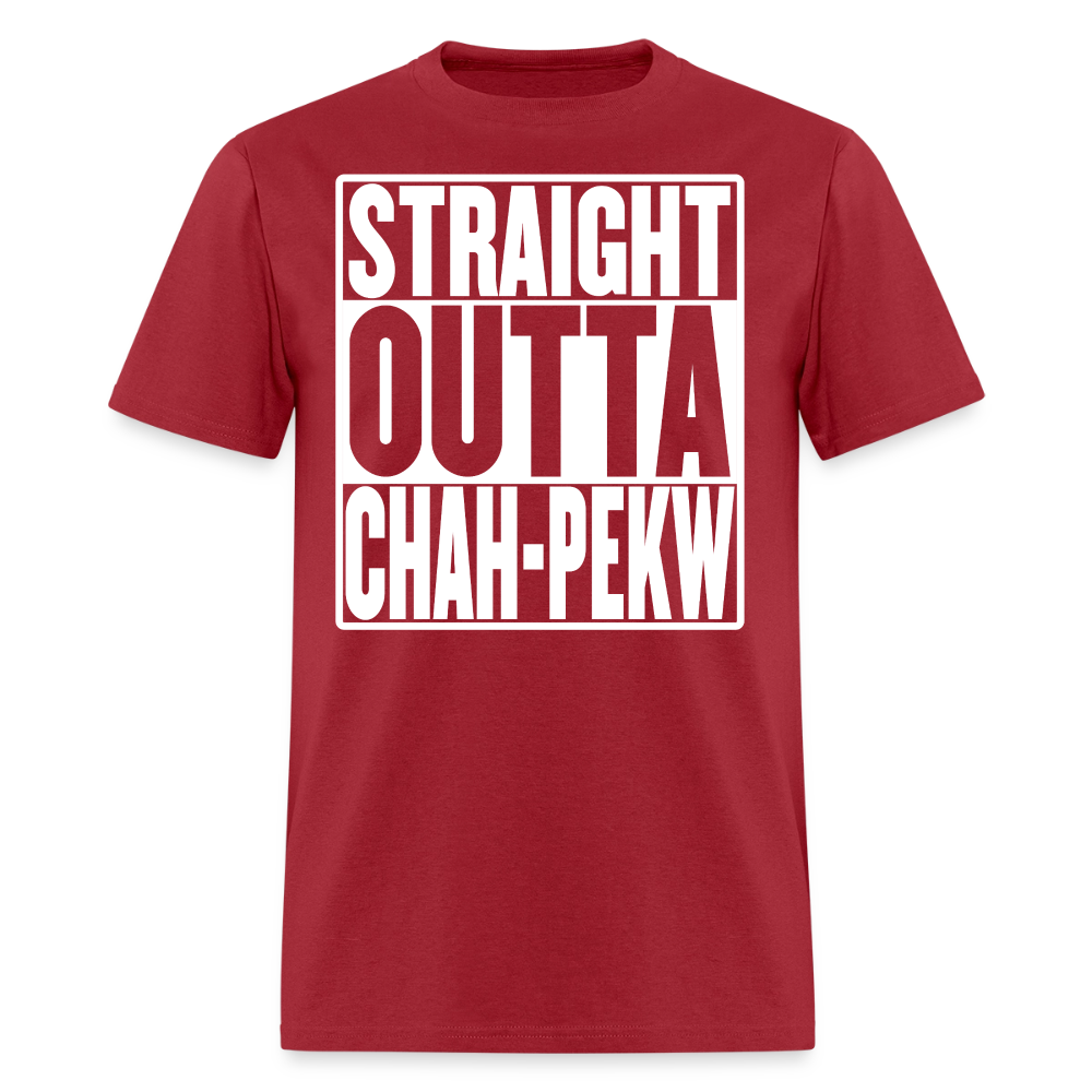 Straight Outta Chah-Pekw Men's T-Shirt - true red