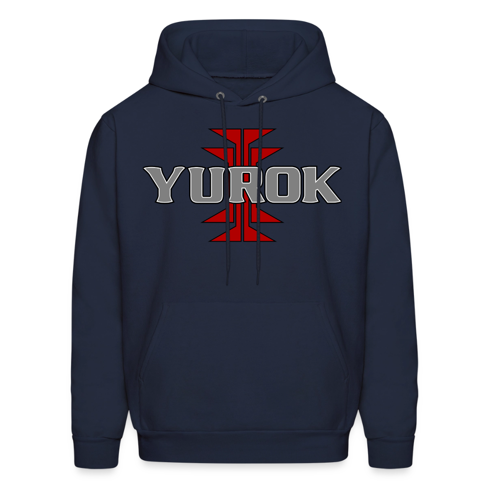 Yurok Frog Foot Men's Hoodie - navy