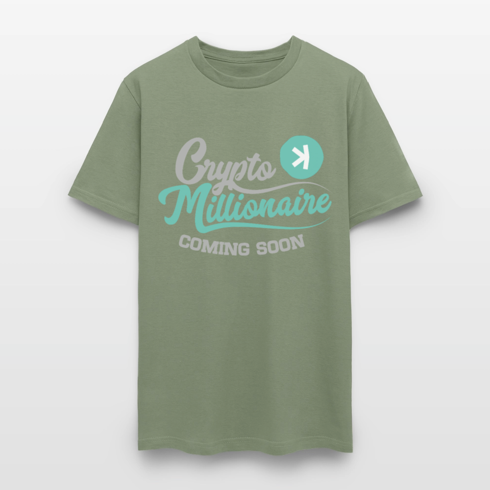 Crypto Millionaire Coming Soon Kaspa Logo - military green