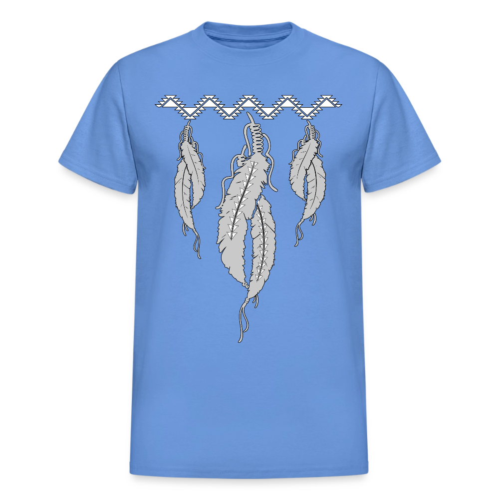 Sturgeon Feathers w Swallow Tail Ultra Cotton Adult T-Shirt - carolina blue