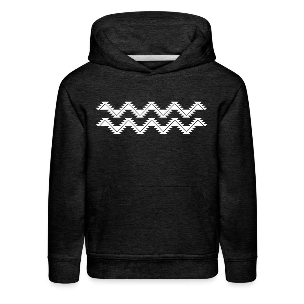 Swallowtail Kids‘ Premium Hoodie - charcoal grey