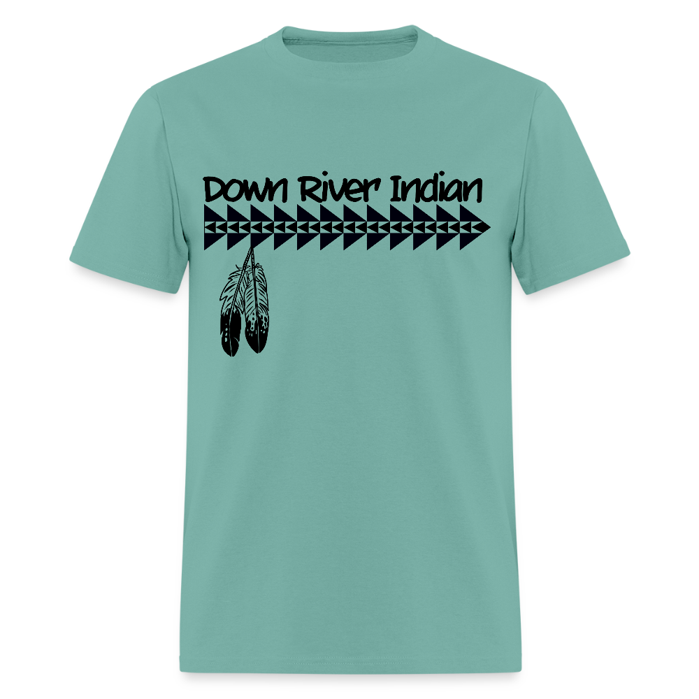 DRI Down River Indian Men's T-Shirt - aquatic
