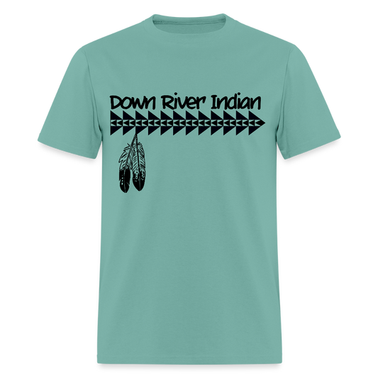 DRI Down River Indian Men's T-Shirt - aquatic