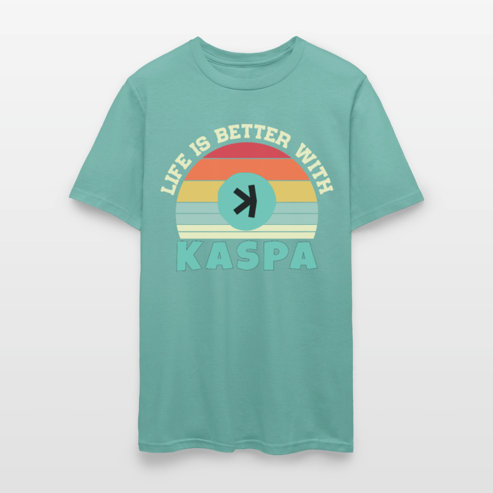 Life is better with Kaspa T-shirt - aquatic