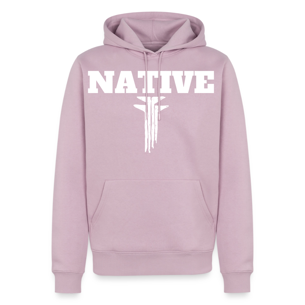 Native Frogs Sketch Men’s Premium Hoodie - dusty pink