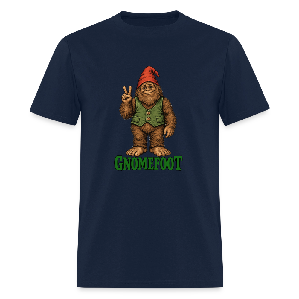 Gnomefoot. Men's T-Shirt - navy