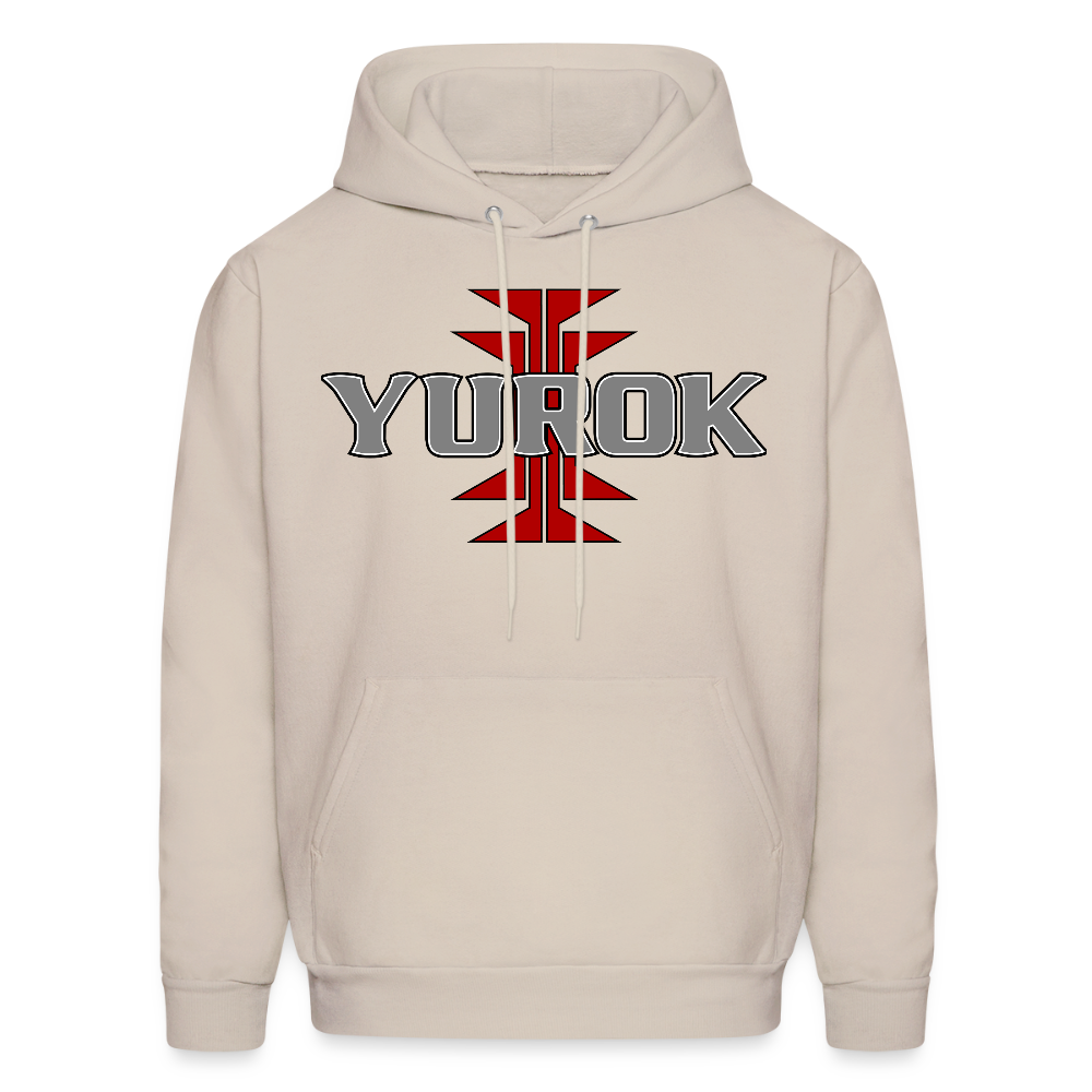 Yurok Frog Foot Men's Hoodie - Sand