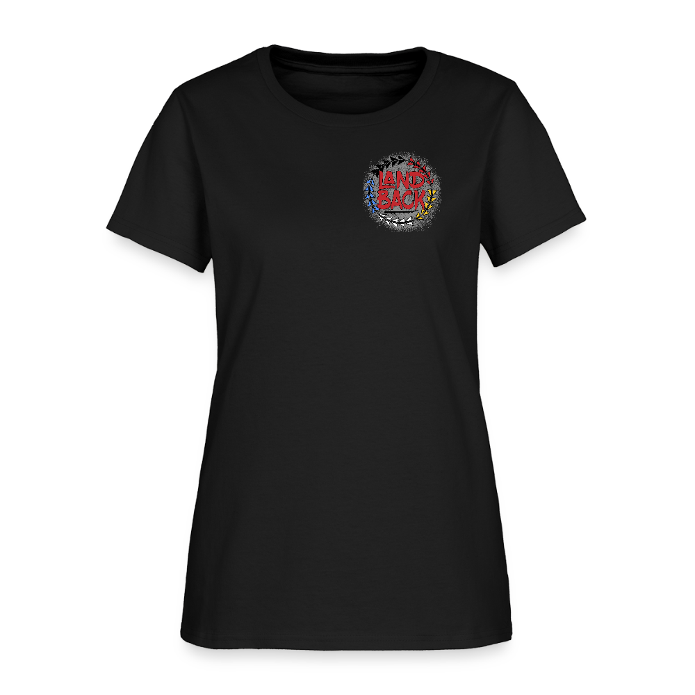Land Back Women's T-Shirt - black