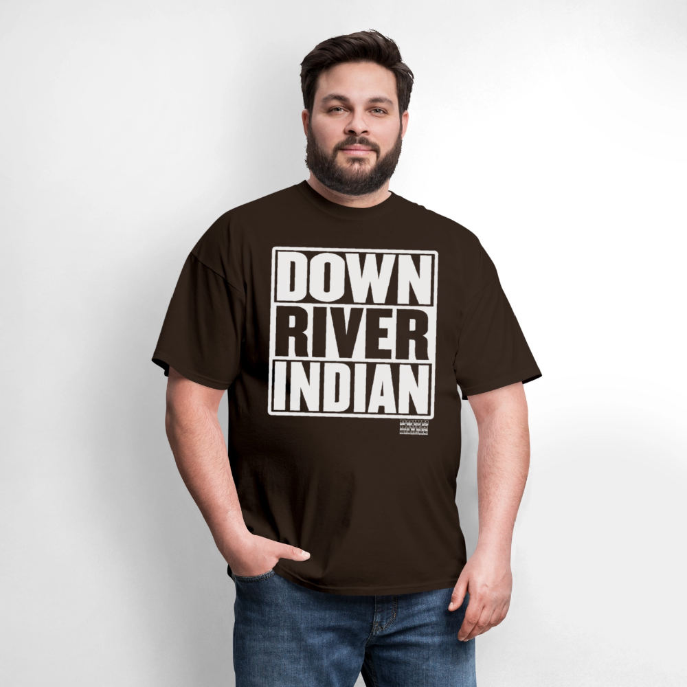 Down River Indian Tee - brown
