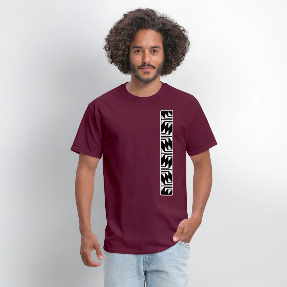 Frog Foot Panel Unisex T-shirt - burgundy