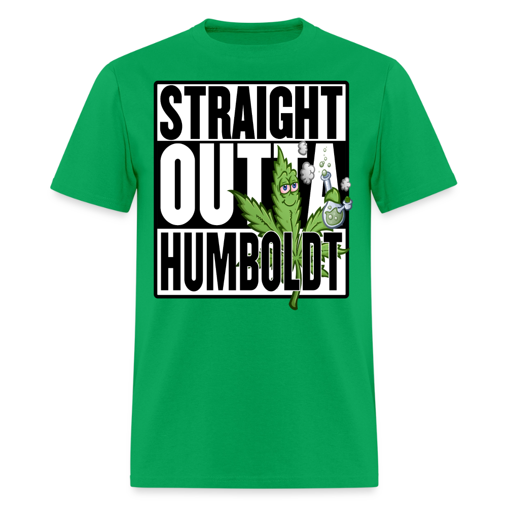 Straight Outta Humboldt Men's T-Shirt - bright green