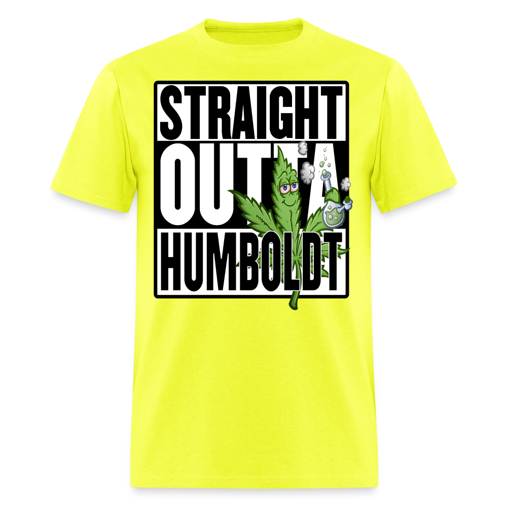 Straight Outta Humboldt Men's T-Shirt - safety green