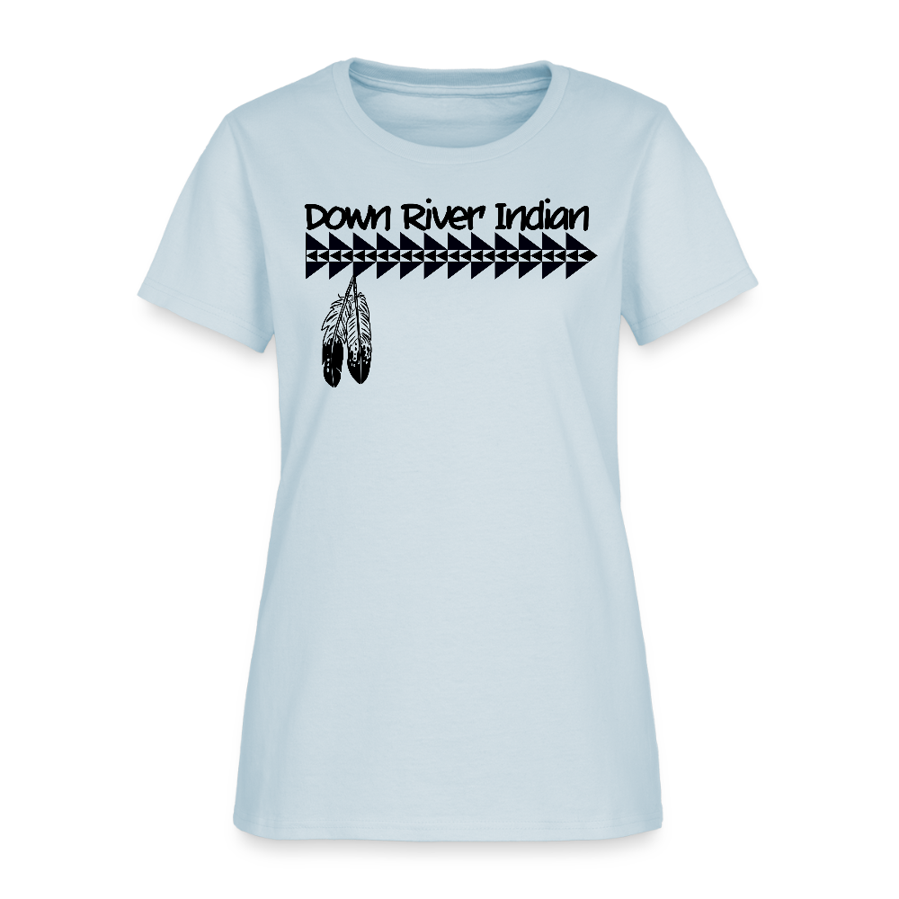 DRI Down River Indian Women's T-Shirt - light blue