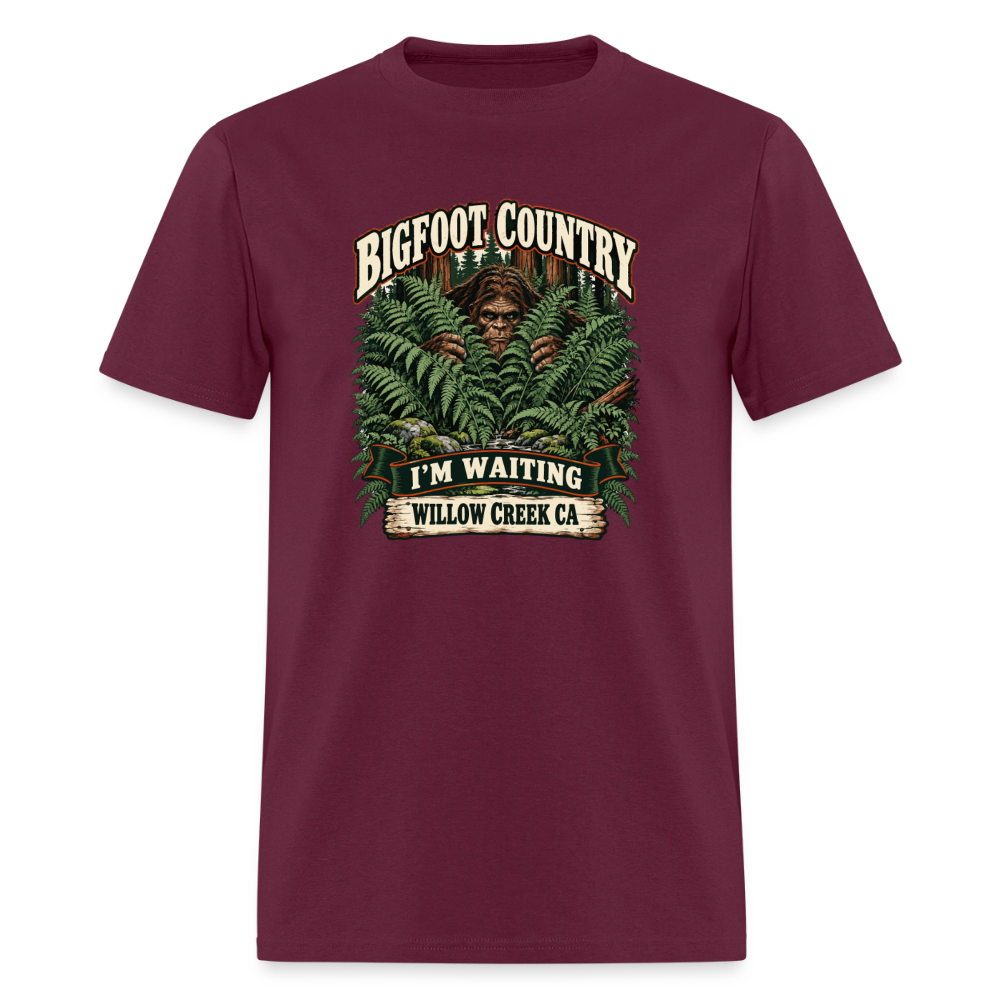 Bigfoot Country Waiting Willow Creek - burgundy