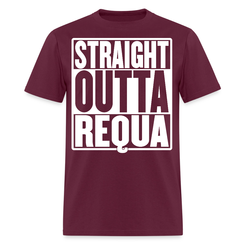 Straight Outta Requa Men's T-Shirt - burgundy