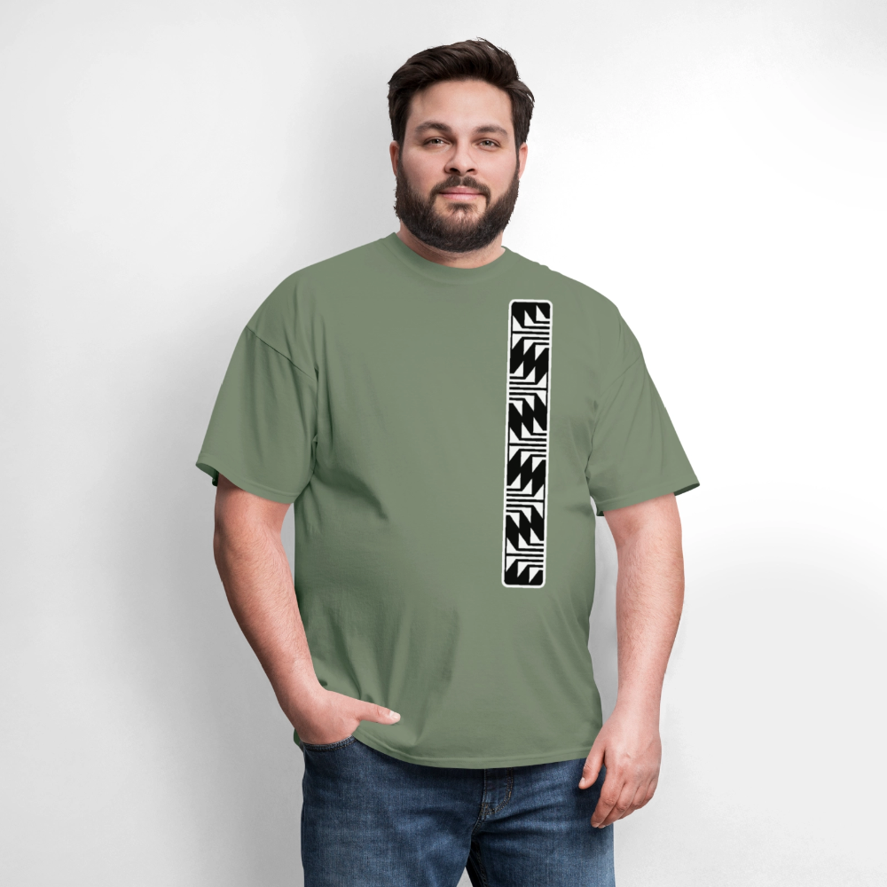 Frog Foot Panel Unisex T-shirt - military green