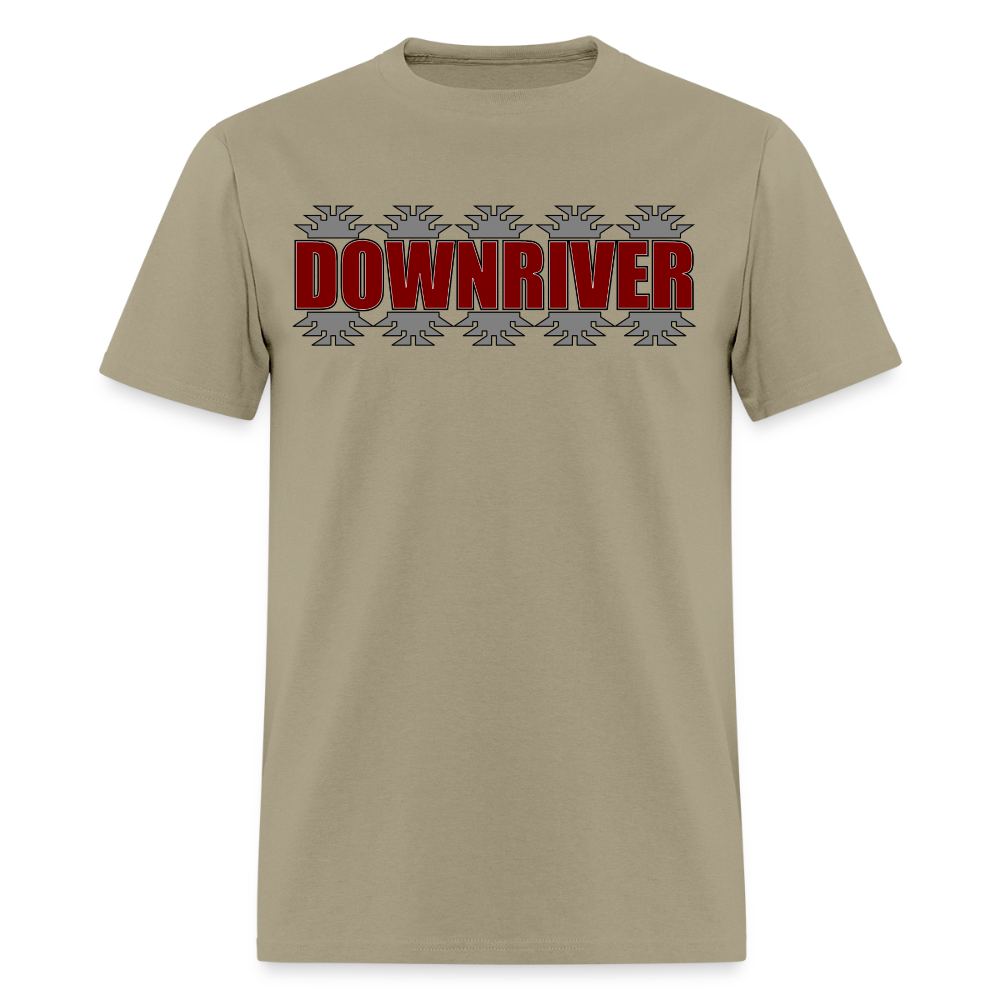 Downriver Frogs Foot Men's T-Shirt - khaki