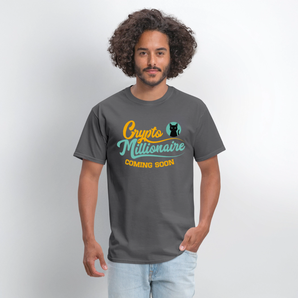 Crypto Millionaire Coming Soon Nacho - charcoal