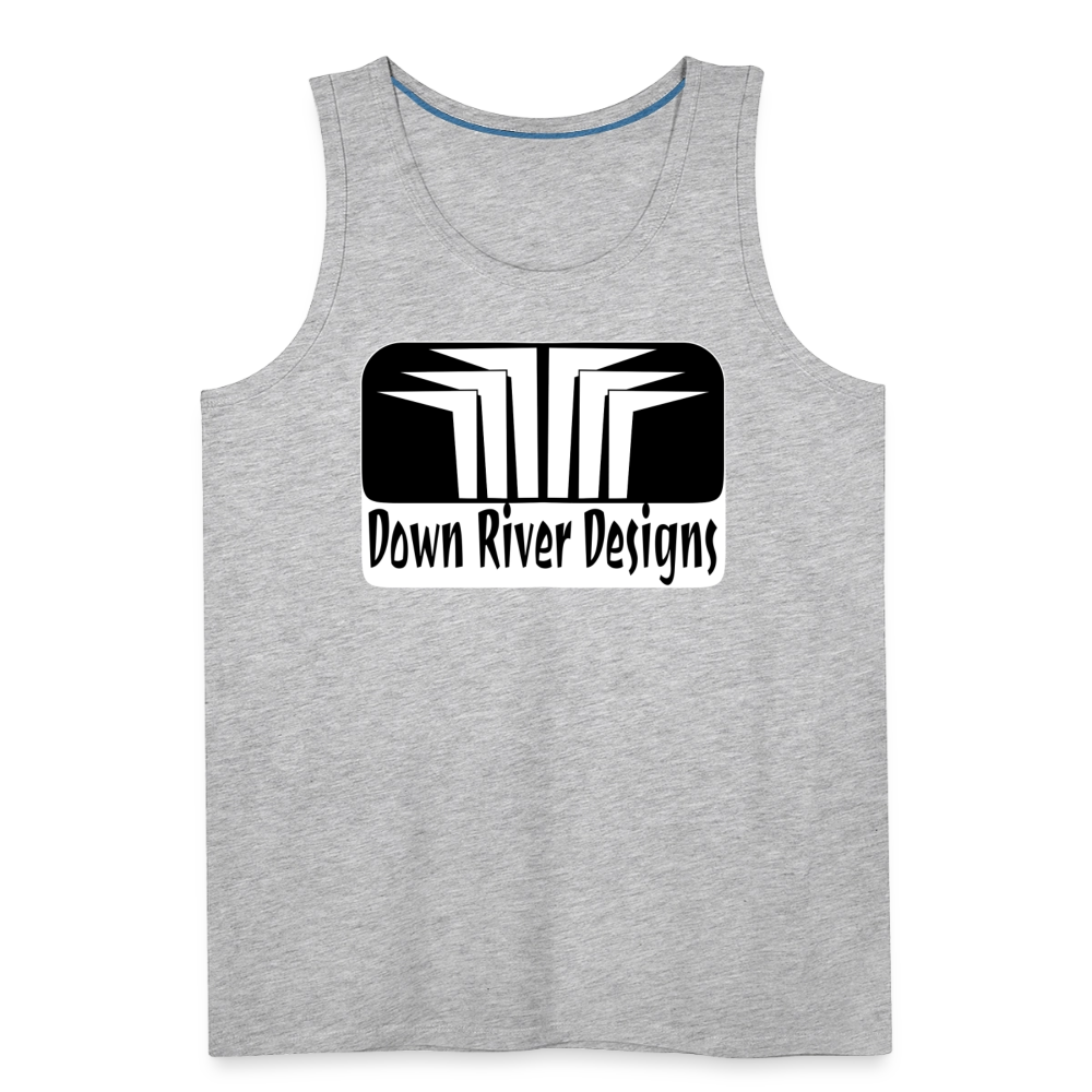 Down River Designs Men’s Premium Tank - heather gray