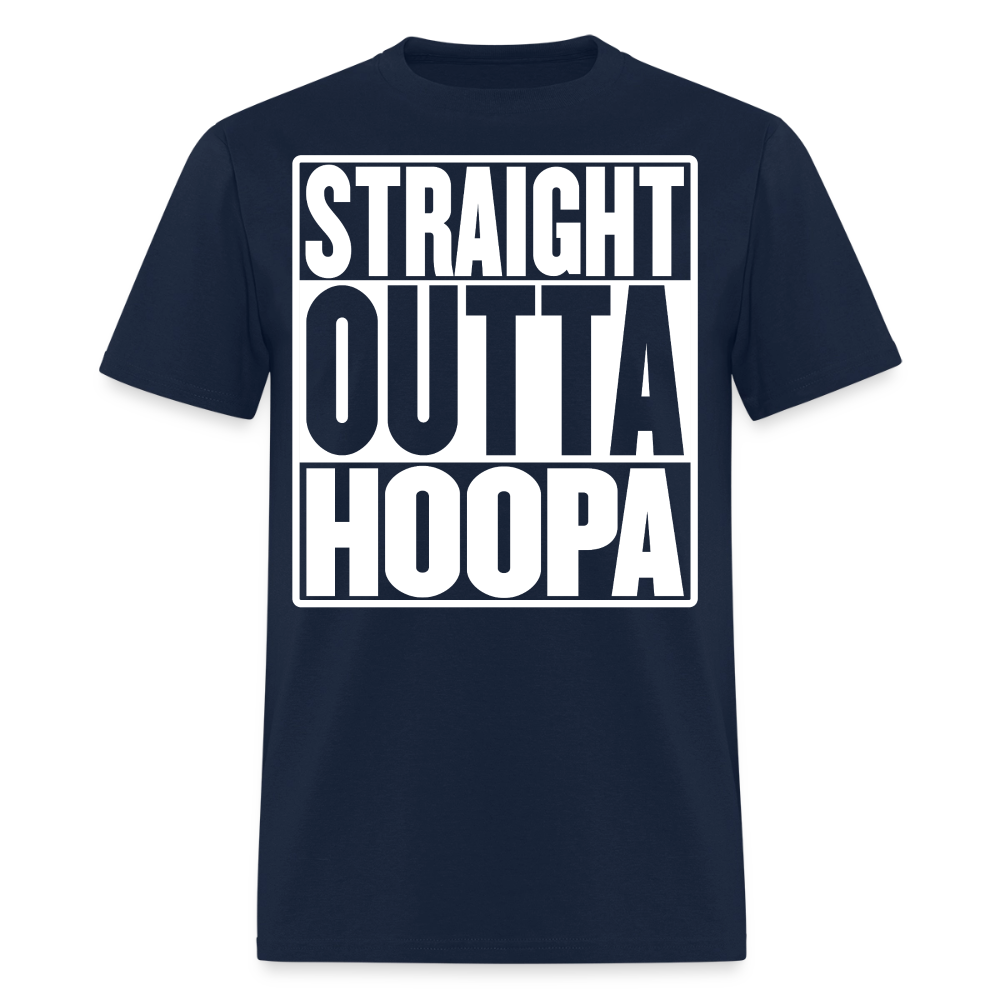 Straight Outta Hoopa Men's T-Shirt - navy