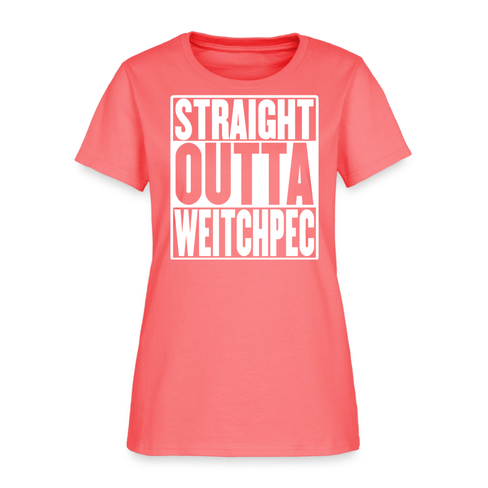 Straight Outta Weitchpec Women’s T-Shirt - coral