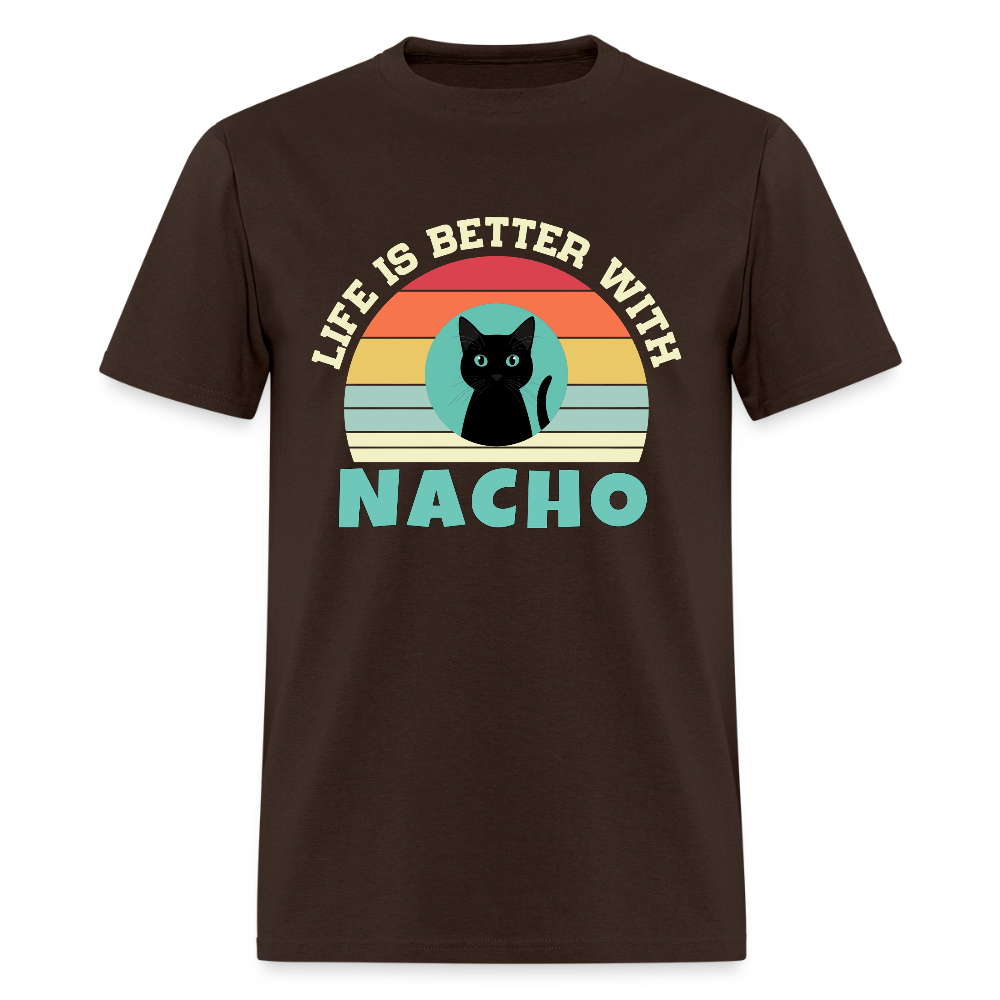 Life is better with Nacho T-shirt - brown