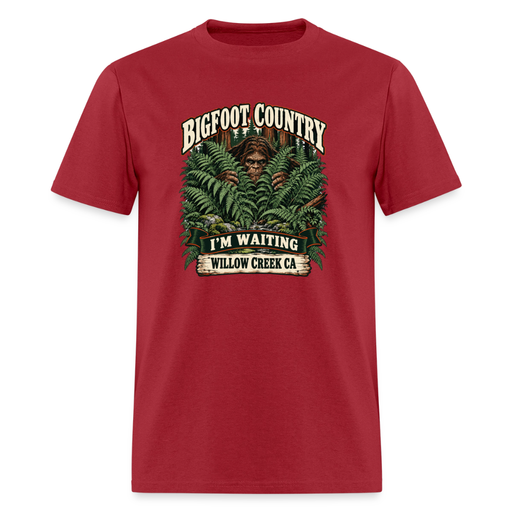 Bigfoot Country Waiting Willow Creek - true red