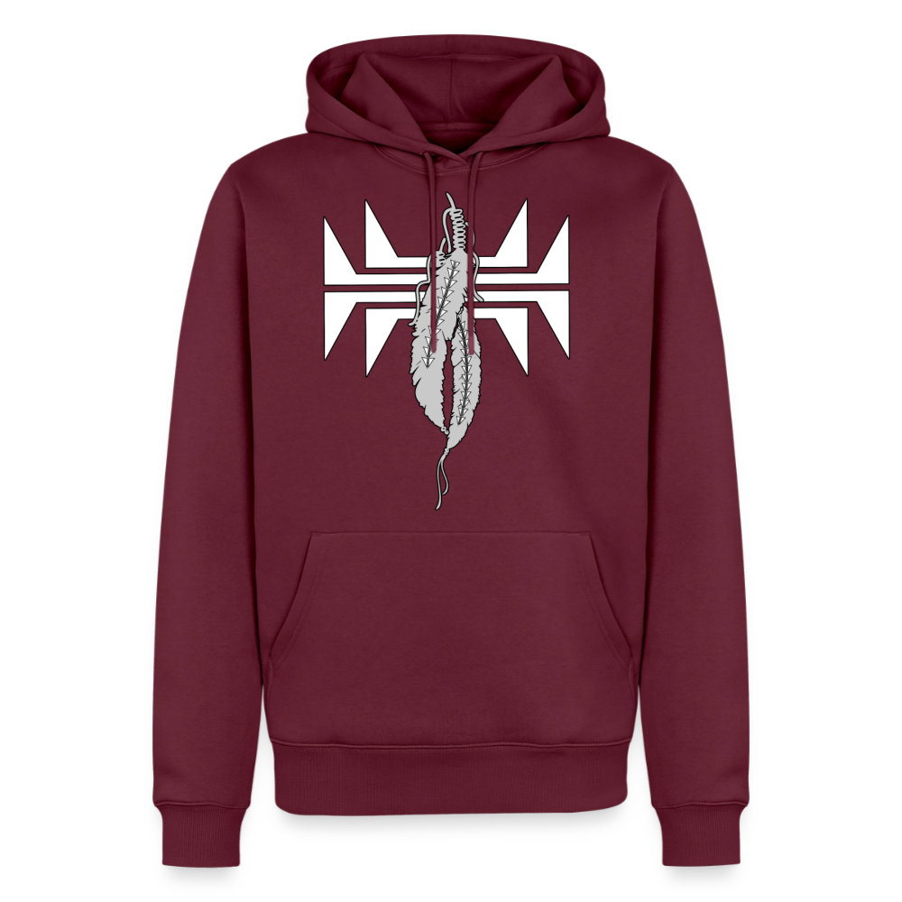 Sturgeon Feathers Men’s Premium Hoodie - burgundy