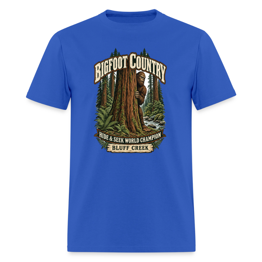Bigfoot Country Hide & Seek World Champ Bluff Creek - royal blue