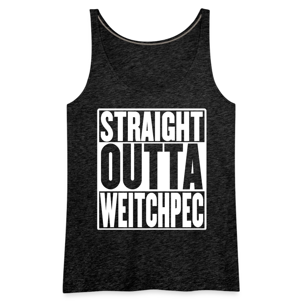 Straight Outta Weitchpec Women’s Premium Tank - charcoal grey