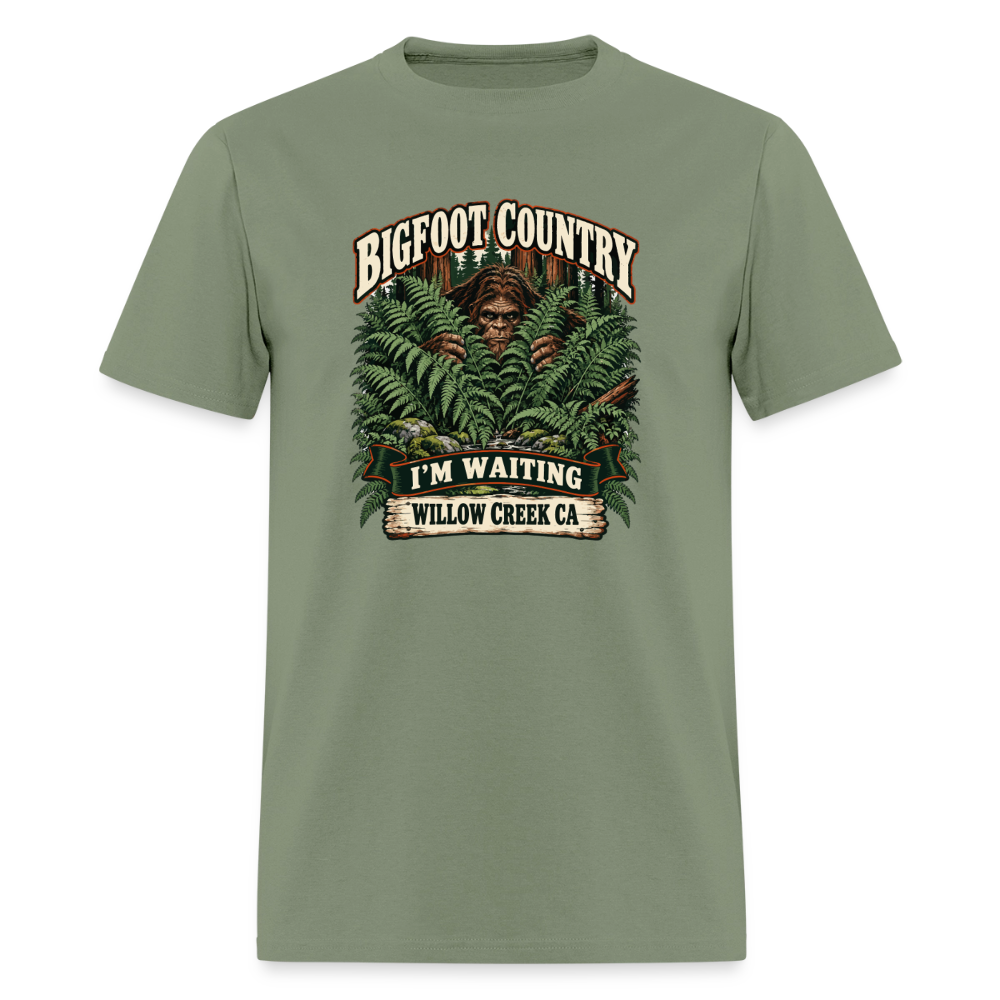 Bigfoot Country Waiting Willow Creek - military green