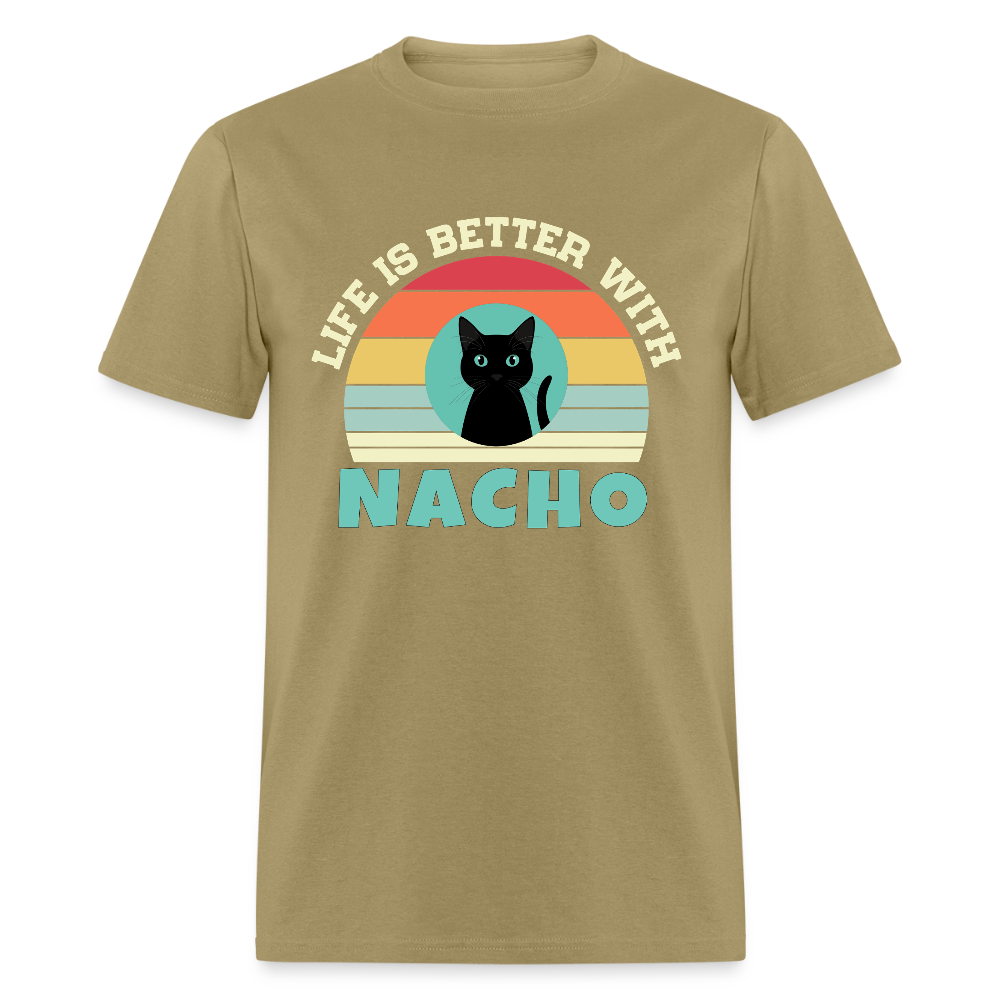 Life is better with Nacho T-shirt - khaki