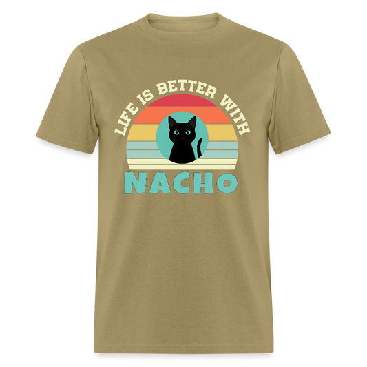 Life is better with Nacho T-shirt - khaki