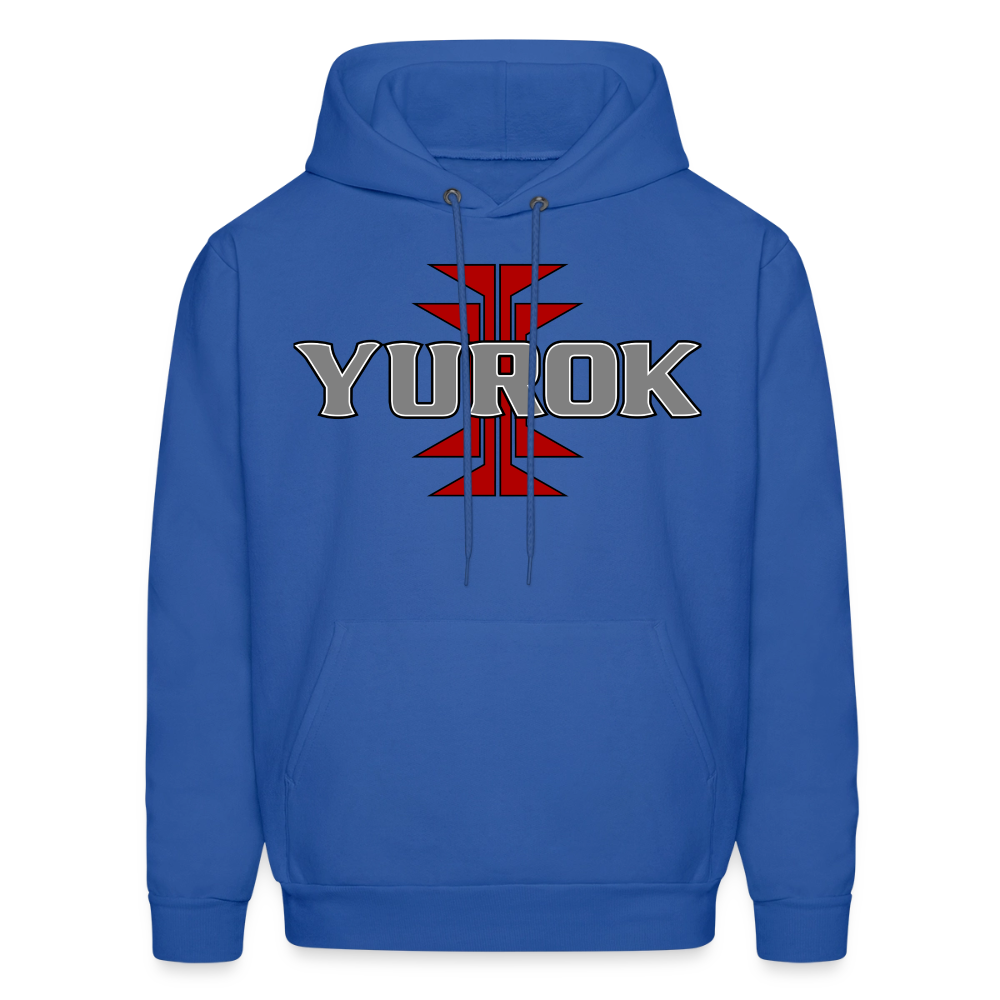Yurok Frog Foot Men's Hoodie - royal blue